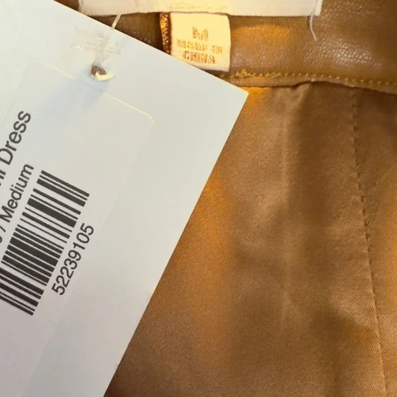 Skies Are Blue Faux Leather Mini Tank Western Party Sundress - Picture 7 of 7